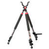 BOG Devil Tripod CLD-3S erbjuder en stabil plattform för skytte med kamouflage, svarta kuddhandtag, snabb låsning av ben och skruvbara spetsfötter.