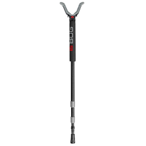 BOG Havoc Series Shooting Stick Monopod erbjuder lättviktig och portabel stabilitet, snabb uppsättning med twist-style benlås och 360 graders USR shooting yoke.