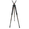 BOG Havoc Shooting Stick Tripod Camo erbjuder stabilt stöd för skytte i en lätt och bärbar design, med snabba twist-style benlås och 360 graders USR shooting yoke.
