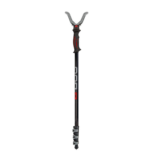 BOG Adrenaline Monopod är perfekt för alla jaktsituationer, med lättviktig design, stabilitet, Switcheroo-system för snabb växling av tillbehör och justerbara fotspetsar.