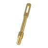 Tipton Solid Brass Slotted Tip är perfekt för att rengöra pipan med lösningsmedel eller olja, tillverkad av mjuk mässing som skyddar ditt vapen.