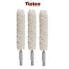 Tipton Bore Mop, 3 pk, är tillverkad av 100% bomull och är ultra-absorberande, perfekt för att applicera lösningar och smörjmedel i din bore och chamber.