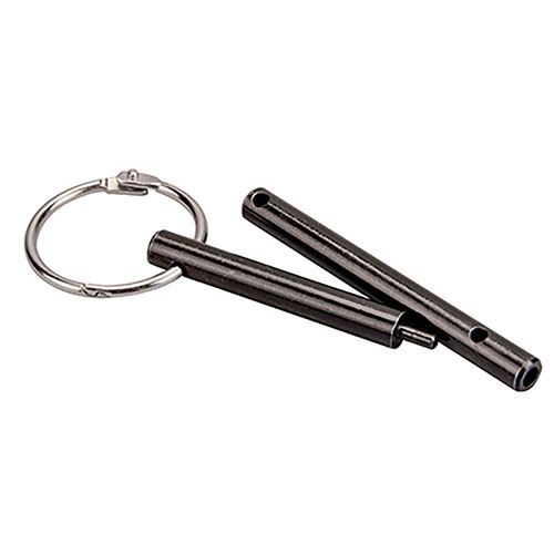 Wheeler Delta Series AR Pivot Pin/Roll Pin Install Tool gör installation av pivot spring och detent snabb och enkel, tillverkad av svart zinkbelagt stål för hållbarhet.