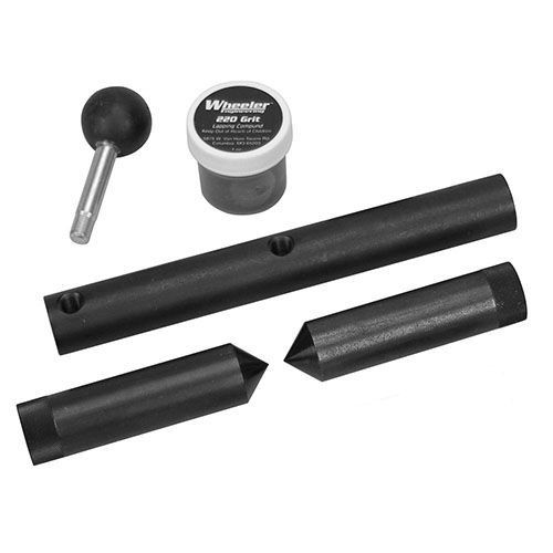 Wheeler Scope Ring Alignment and Lapping Kit 1" säkerställer perfekt justering av ringar, diagnostiserar fel och förhindrar skador på din kikare.
