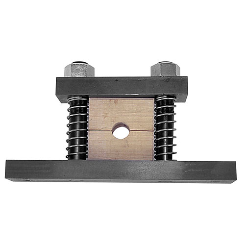 Wheeler Barrel Vise ger starkt grepp för säker fastsättning av din pipa. Inkluderar två för-borrade ekblock (1" och 3/4") samt ett solid block för anpassad borrning.