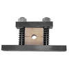 Wheeler Barrel Vise med 3 ekbussningar erbjuder hållbarhet och anpassningsbarhet för ditt arbete, inklusive 1", 3/4" och en solid block för specialborrning.