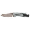 Shrade Clip Point Blade med 9Cr18MoV blad och anodiserat aluminiumhandtag med gummiinlägg erbjuder hållbarhet, säkerhet med liner lock och praktisk fickklämma.
