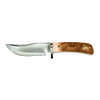Uncle Herny 2201UH är en robust skinnare med D2 Steel blad, stag horn-handtag och full tang-design, perfekt för jakt och friluftsliv. Inkluderar läderskydd.
