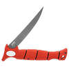 BUBBA 7" Tapered Flex Folding Knife har ett flexibelt, rostbeständigt blad med non-slip grip för maximal kontroll, perfekt för filé av fisk och lätt att bära.
