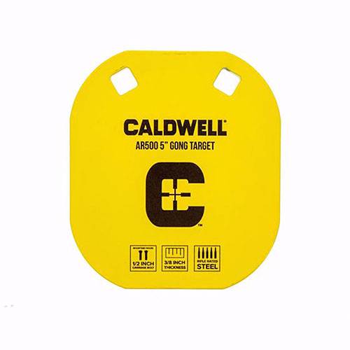 Caldwell AR500 5" targets är tillverkade av AR-500 härdat stål, hållbara nog för tusentals skott och perfekta för träning och tävling.