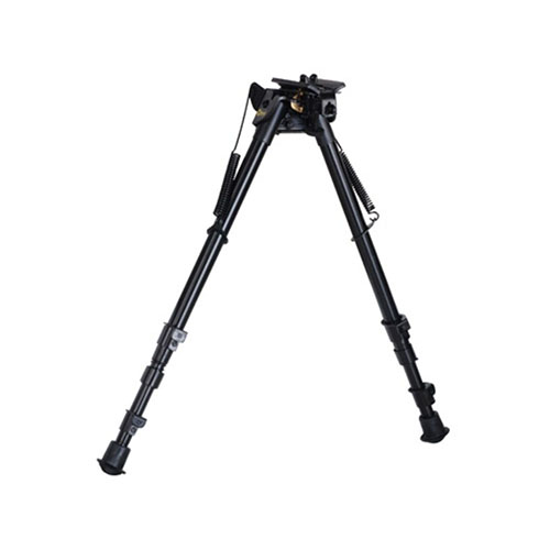 Caldwell XLA bipod erbjuder stabilt stöd för skytte, enkelt att fästa på nästan alla vapen med sling swivel stud, justerbara ben och finns i flera höjder.