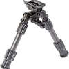 Caldwell Accumax bipod med lätta och starka kolfiberben, 360° panorering, snabbjustering av benlängd och säkra stopp för översträckning.