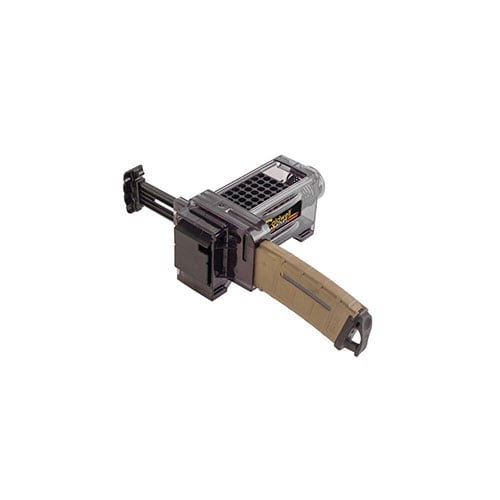 Caldwell AR-15 Mag Charger gör det enkelt att ladda 50 skott på under 15 sekunder, med automatisk justering och hållbar konstruktion för .223, 5.56 och .204.