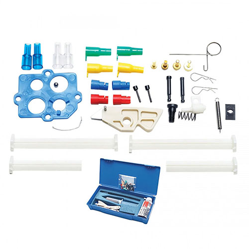 Dillon Machine Maintenance Kit ger allt du behöver för att hålla din Square Deal B ren, smord och i toppskick med reservdelar, tryckluft och rengöringsverktyg.