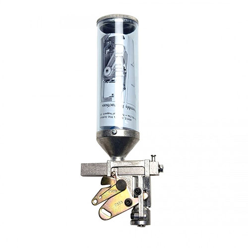 Dillon SL900 Powder Measure Assembly är perfekt för SL 900 hagelpatronladdare och erbjuder noggrannhet och pålitlighet för en effektiv laddningsprocess.