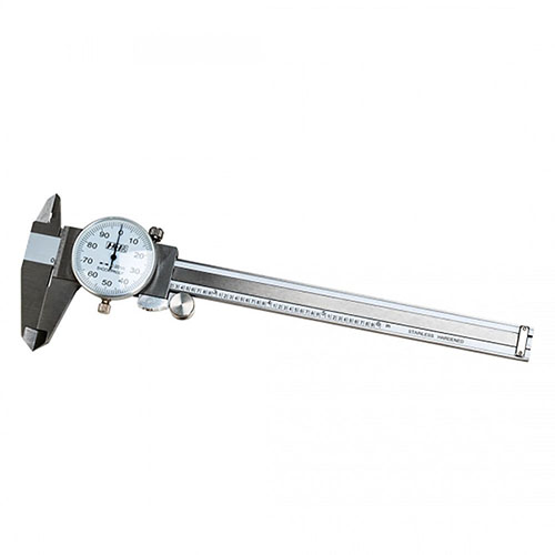 Dillon Dial Calibers erbjuder en lättläst skala med precision på .001-inch och är tillverkade av härdat rostfritt stål för hållbarhet och noggrannhet.