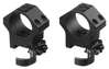 ERATAC Two-Piece Ring Mounts erbjuder hög hållfasthet i flygplansaluminium, snabb montering med QD-system och anpassningsbara säkerhetslägen för perfekt passform.