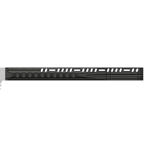 VISION & DESIGN Frontguard Standard är perfekt för Vision Chassis, vilket ger ökad stabilitet och ergonomi för en bättre skytteupplevelse.