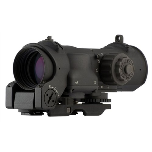 ELCAN SpecterDR 1-4x32mm erbjuder snabb växling mellan 1x och 4x förstoring, utmärkt ögonavstånd och en klar siktsbild, perfekt för stridsmiljöer.