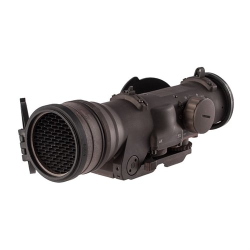 ELCAN SpecterDR 1.5-6x42mm erbjuder överlägsen precision med justerbar förstoring, kristallklara linser och nattvisionskompatibel belysning för alla situationer.