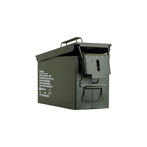 BW Ammo Can i NATO Size 2 erbjuder hållbar lagring med airtight seal, robust lås, och bärhandtag för enkel transport - perfekt för ammunition och taktik.
