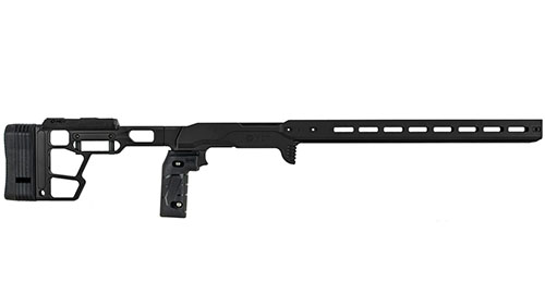 ACC Premier GEN2 erbjuder en stabil och anpassningsbar plattform för rimfire-tävlingar, med V-Block bedding och ARCA rail för optimal precision och kontroll.