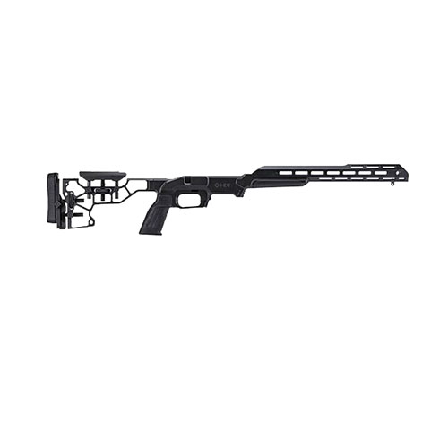 MDT ESS Chassis System Kit för Browning X-Bolt erbjuder ultimat ergonomi med justerbart kolv, 15" förhand och ambidextrous magasinlås för enkel åtkomst.