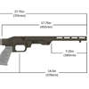 MDT LSS-RF Gen 2 Chassis System är lätt och kompakt, designad för 22LR/17 HMR med M-Lok kompatibel förhand och användning av fabriksmagasin.