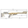 MDT LSS-XL Gen 2 Chassis System erbjuder en längre förhand, AR-stil buttstocks och använder original Howa magasin för optimal prestanda och anpassning.