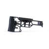 MDT Skeleton Rifle Stock V5 Standard erbjuder verktygslös justering för optimal komfort och prestanda, med justering av kindstöd och buttpad för perfekt passform.