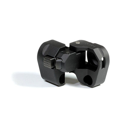 MDT Folding Buttstock Adapter ger ökad anpassningsförmåga för lagring och transport, kompatibel med de flesta bolt-action chassier och erbjuder 1-vägs eller 2-vägs lås.