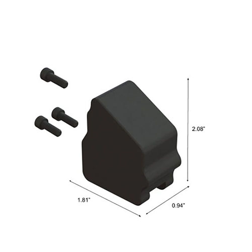 MDT Buttstock weight för ESS, ACC och SRS V5 ger extra 0,65 lb vikt, vilket förbättrar balansen genom att flytta tyngdpunkten bakåt.