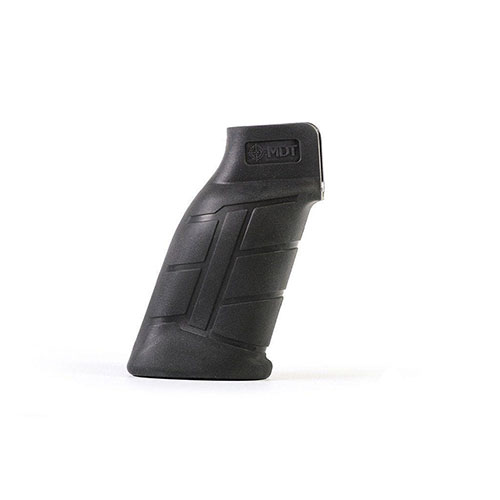 MDT AR-15 Pistol Grip erbjuder överlägsen ergonomi med en förstärkt kärna och gummerad yta för ett fast grepp, perfekt för både höger- och vänsterskyttar.