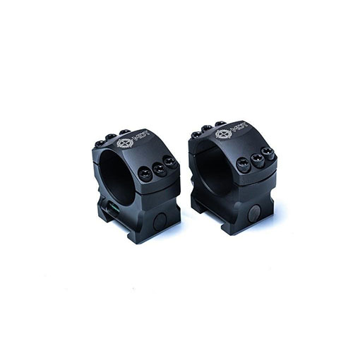 MDT Elite Scope Rings erbjuder en lätt och robust monteringslösning för dina optik med inbyggd bubble level och designad enligt STANAG 4694 specifikation.
