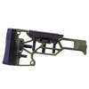 MDT Skeleton Rifle Stock erbjuder verktygslös justering för optimal komfort och prestanda, med anpassningar av cheek riser och buttpad för perfekt passform.