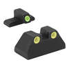 Tru Dot FIXED PISTOL SET H&K erbjuder självbelysta nattkikare som förbättrar träffsäkerheten med över 85% i både dagsljus och svagt ljus.