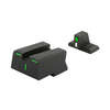 MEPROLIGHT® Tru-Dot R4E Pistol Set erbjuder självbelysta riktmedel för förbättrad träffsäkerhet i alla ljusförhållanden, med över 85% ökad träffeffektivitet.
