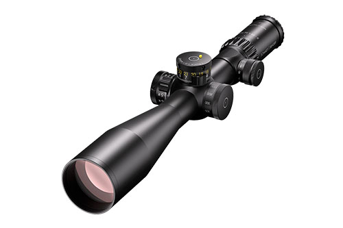 5–25x56 PM II erbjuder hög precision med en förstklassig optik, idealisk för långdistansskytte. Anpassningsbar med DT II+ och MTC LT för ökad målsäkerhet.