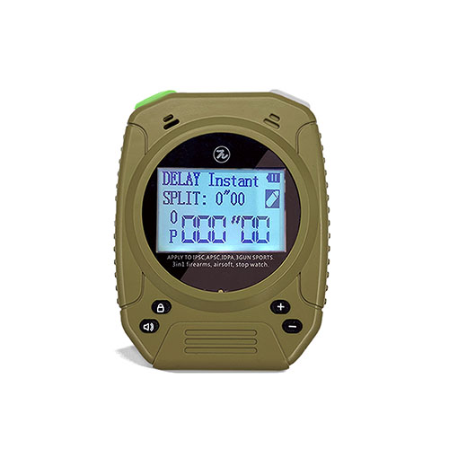 SPECIAL PIE Bluetooth Shot Timer är en kompakt 3-i-1 enhet med Shot Timer, Stopwatch och Countdown, Bluetooth, vattentålig och lättanvänd med belysta knappar.
