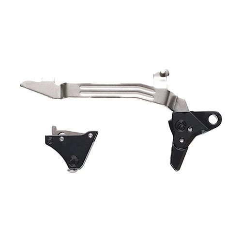 GLOCK PIVOT SAFETY TRIGGERS från TIMNEY erbjuder en drop-in design med 3 lb avtrycksvikt, förbättrad känsla och bevarad pålitlighet för Gen 5-modeller.