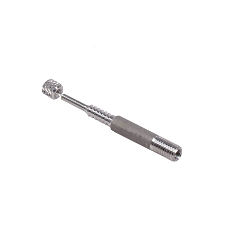 VFG:s adapter (M5 extern / 1/8" intern) i aluminium är perfekt för alla kalibrar och passar både europeiska och amerikanska rengöringsstavar.