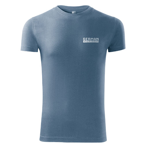 German Tactical Systems Everyday Warrior T-Shirt är en slitstark och bekväm t-shirt i denim, designad för att passa aktiv livsstil med stil och funktion.
