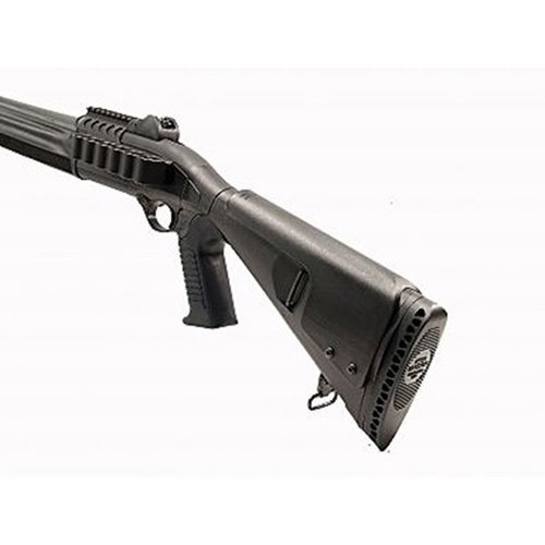Urbino Pistol Grip Stock för Beretta 1301 erbjuder en kortare längd på 12,5 tum, en mjuk gummigrep och enkel installation utan gunsmithing.