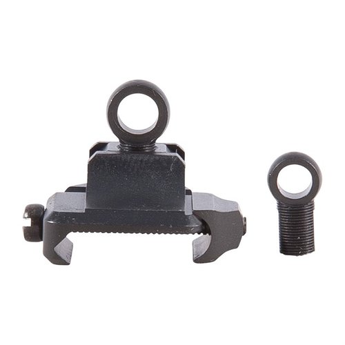 Ghost-ring-aperturen är en snabb och alternativ öppen sikt som räddar din jakt om ditt sikte skulle falla. Enkel att fästa på Weaver-baser utan gunsmithing.
