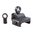 XS SIGHT SYSTEMS RIFLE HIGH WEAVER BACKUP BASE .350" GHOST RING BLACK