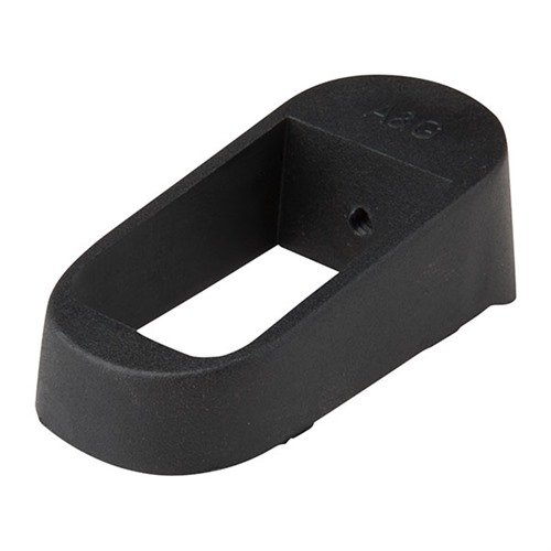 GRIP EXTENDER för GLOCK® 17/19 gör det möjligt att använda fullstor mags i kompakta pistoler och ökar skjutkomforten med en ergonomisk greppdesign.