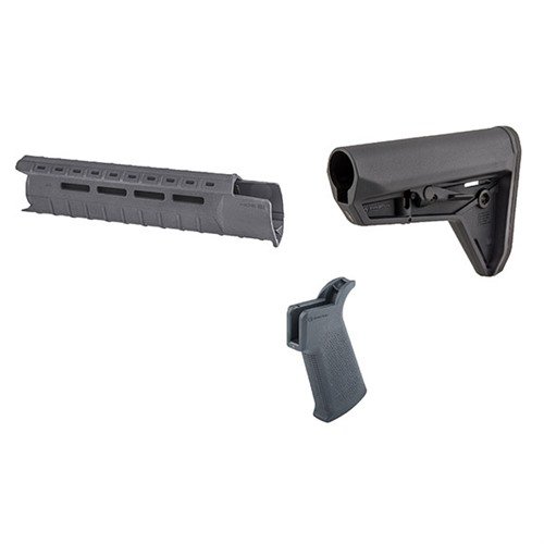 Uppgradera din AR-15 med MOE-SL möbelset från Magpul, inklusive en lätt handskydd och ergonomiskt grepp för optimal kontroll och komfort.