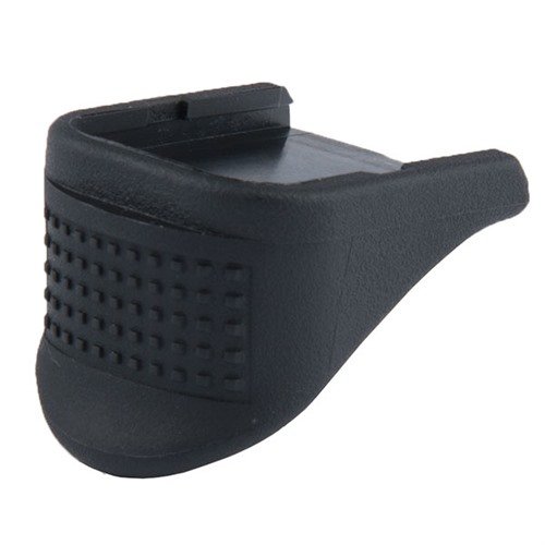 Gripförlängningen för Glock® ger bättre rekylkontroll och komfort genom att möjliggöra ett fullständigt grepp, vilket förbättrar träffsäkerheten.