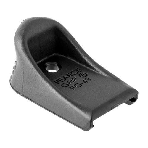 MAGAZINE EXTENSION för GLOCK® 43 ger bättre grepp och kontroll, utan att öka magasinkapaciteten. Förbättra komforten vid skytte med en stabilare hand.