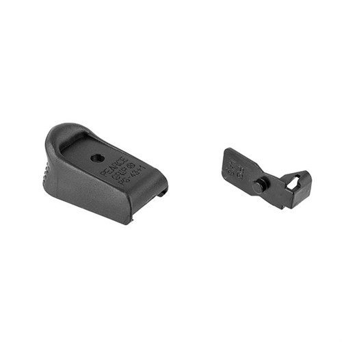 GRIP EXTENSION för GLOCK® 43 ger bättre recoil control och mer konsekvent träffbild genom att möjliggöra ett fullt grepp och ökad komfort vid skytte.